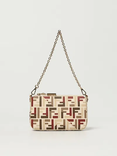 Fendi Shoulder Bag  Woman Color Beige In Sand