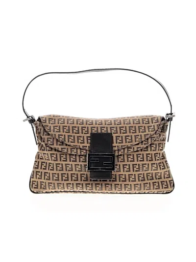 Pre-owned Fendi Shoulder Bag In Gold