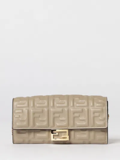 Fendi Shoulder Bag Woman  In Neutral