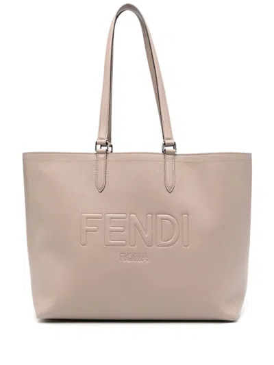 FENDI SHOULDER BAGS BEIGE