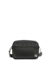 Fendi Men Camera Case Squared Ff Crossbody Bag In Black
