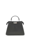 Fendi Small Peekaboo Iseeu Selleria Stitching Tote Bag In Gray