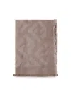 Fendi Shoulder Scarf Ff In Beige