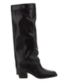 Fendi Show Heeled Boots In Red