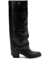 Fendi Show High-heeled Boots In Black