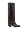 Fendi Show High-heeled Boots In Black