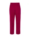 Fendi Trousers Wool Blend Front Crease In Red