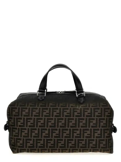 Fendi Siesta Medium Ff Eclissi' Travel Bag In Brown