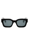 Fendi Eyewear Rectangular Frame Sunglasses In Black