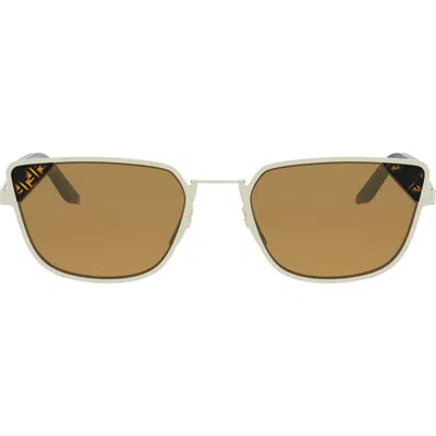 FENDI FENDI SIGNATURE 53.7MM RECTANGULAR SUNGLASSES