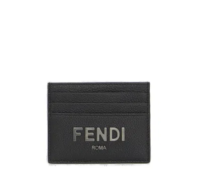 Fendi Signature Cardholder In Black