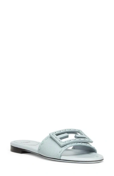 FENDI FENDI SIGNATURE SLIDE SANDAL
