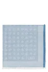 Fendi Women's Ff Scarf In Blue