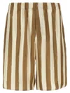 Fendi Printed Silk Bermuda Shorts