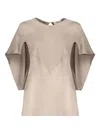 Fendi Silk Blouse In Neutrals