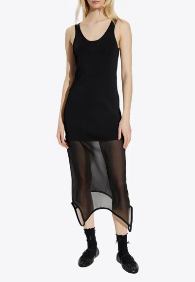 Fendi Silk Crewneck Dress
