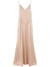 Fendi V-neck Dress In Pink