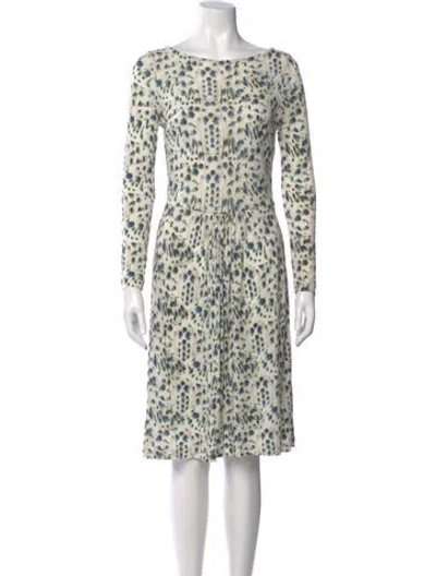 Pre-owned Fendi Silk Mini Dress In Multi