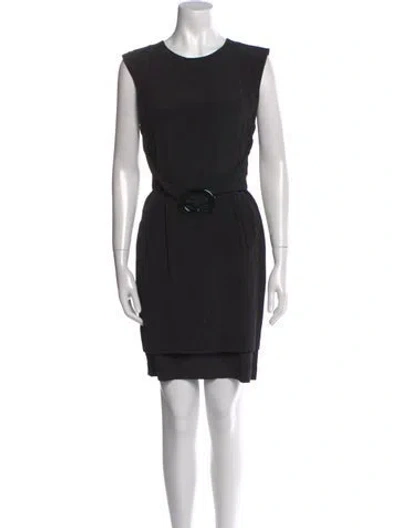 Pre-owned Fendi Silk Mini Dress In Multi