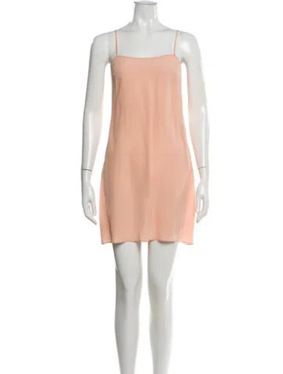 Pre-owned Fendi Silk Pleated Accents Pajamas In Pink
