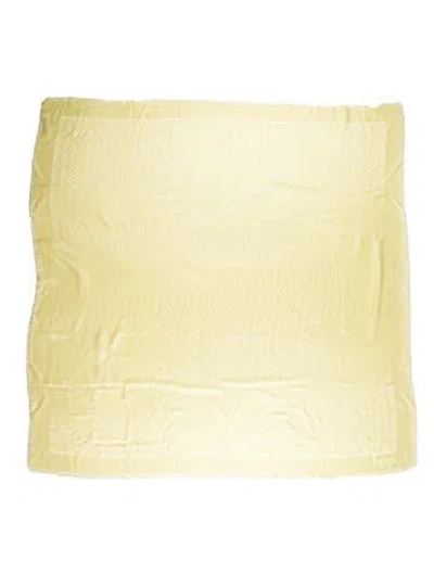 Pre-owned Fendi Silk Scarf In Yellow