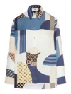 Fendi Camicia In Seta Stampata Donna In Multi