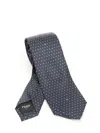 Fendi Silk Tie Ties And Bow Ties Blue