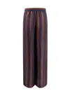 Fendi Silk Trouser With Pequin Stripes