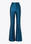 Fendi Duchesse Charleston Trousers In Blue