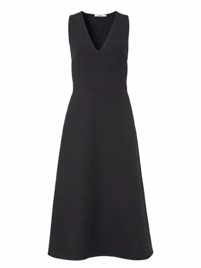 Fendi Black Silk And Wool Dress