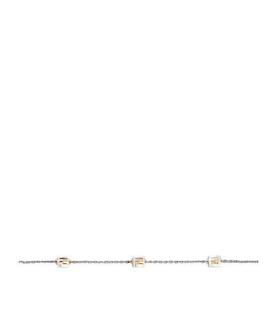 Fendi Silver- And Gold-colored Bracelet