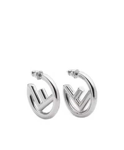 Fendi Silver-colored Earrings