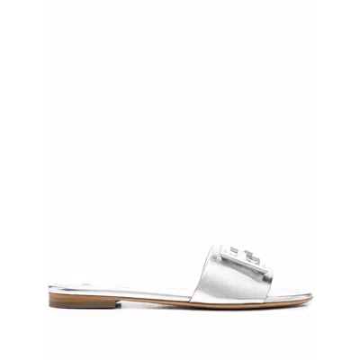 Fendi Silver Sandals Women