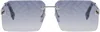 Fendi Silver Sky Sunglasses In Shiny Palladium / Gr