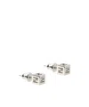 Fendi Silver-colored Earrings In Silver