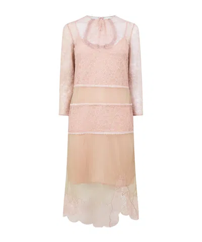 Fendi Simple Dress In Pink