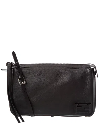 FENDI FENDI SIMPLY FENDI MEDIUM LEATHER SHOULDER BAG