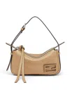 Fendi Simply Mini Leather Bag In Nude & Neutrals