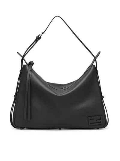 Fendi Simply L Vit.corv In Black Puvibr