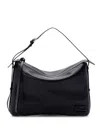 Fendi Women's Simplym Black Bag Embossed Logo In Black
