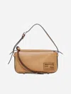 Fendi Simply Mini Leather Bag In Beige