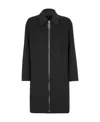 Fendi Single-breasted Cashmere Coat In Gray
