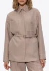 Fendi Beige Go-to Jacket Jacket