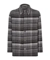 Fendi Single-breasted Striped Go-to Jacket In Black