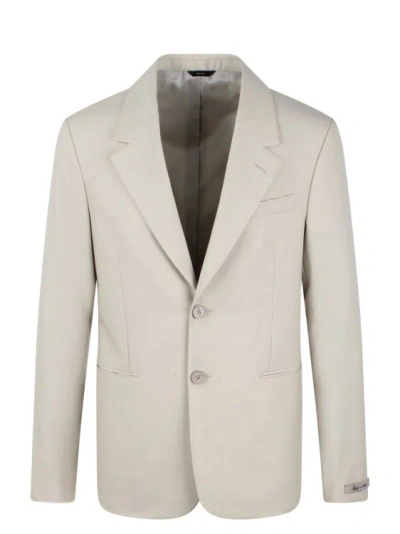 FENDI SINGLE-BREASTED WOOL BLAZER