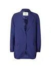 Fendi Single-breated Blazer In Blue
