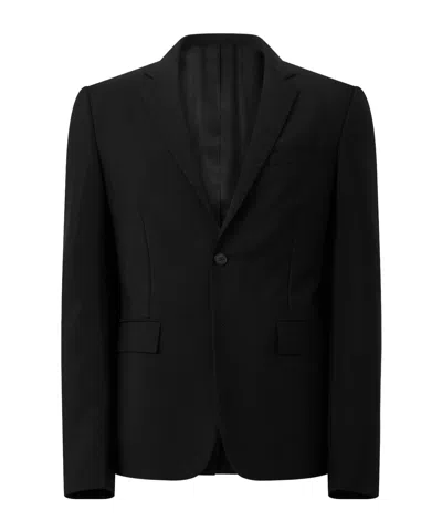 Fendi Singlebutton Blazer In Black