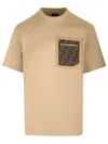 Fendi T-shirts And Polos In Beige