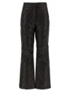 Fendi Ff Monogram Ski Pants In Brown