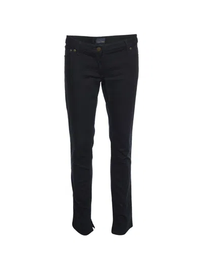 Pre-owned Fendi Skinny Jeans In Black